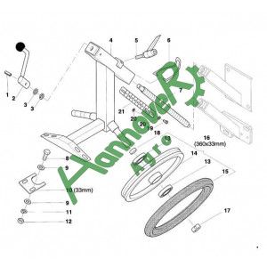 Позиція 10 Скребки 50mm Accord AC819540 АС819540, Kverneland , Квернеланд